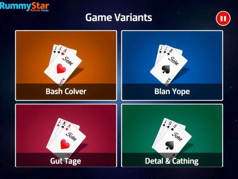 Rummy Star Game Variants